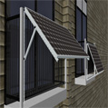 Sistema di scaffalature solari fotovoltaiche per balconi domestici